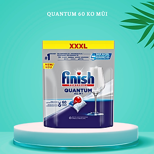 Túi Viên Rửa Chén Bát Finish Powerball Quantum 60 viên