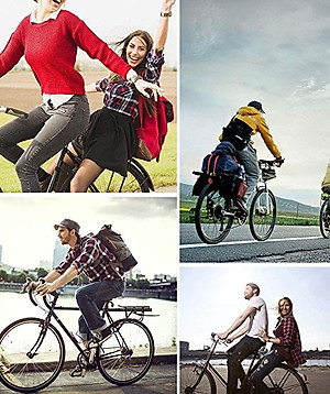 Kệ Yên Sau Gác Ba Ga Gắn Thêm Phía Sau Cho Xe Đạp Vào Cốt Yên (Tích Hợp Kèm Chắn Bùn) Đa Năng Điều Chỉnh Hợp Kim Nhôm Cao Cấp Cho Xe Đạp Leo Núi Địa Hình Mai Lee
