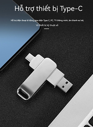 USB CRAZY COOL 64Gb - USB 3.0 64GB Đầu Nối Kép Với 2 Cổng USB Type-C Và USB Type-A - Tương Thích MAC / PC Chuẩn Giao Tiếp USB 3.0 Và 2.0 - Hàng Chính Hãng