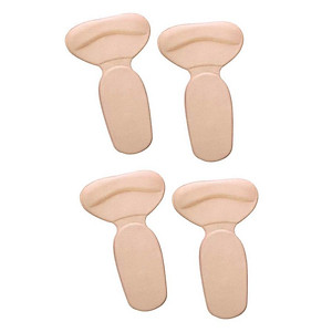 COMBO 2 BỘ MIẾNG LÓT CHO GIÀY RỘNG SILICON (MÀU KEM)