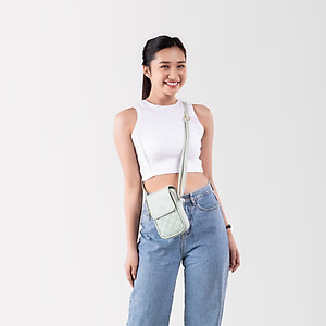 Túi Yuumy ( Thời trang nữ đi chơi size 11 - Túi đeo chéo da Seasand YN150 )