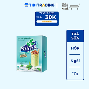 Trà sữa NESTEA trân châu hộp 5 gói x 17 g