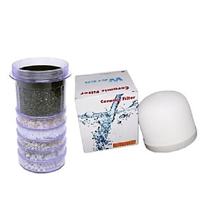 Combo 3 món thiết bị thay thế cho bình lọc nước LOẠI TỐT (nấm, lõi, đá)