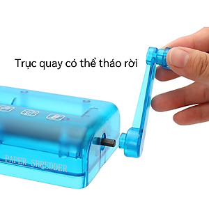 Máy hủy giấy văn phòng và gia đình, Máy cắt giấy mini, Máy hủy bill tính tiền, hóa đơn thanh toán, hủy tài liệu trên giấy A4, A5