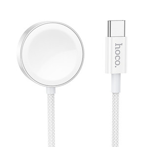 Dock sạc nhanh khung nhôm Hoco CW59 dành cho Apple watch/ Samsung Galaxy Watch cổng type C, Dây Bọc Dù_ Hàng Chính Hãng