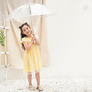 [3-11 TUỔI, 10KG-36KG] Váy Cotton Cho Bé Gái Mùa Hè, Miss Meow, Size Đại. Đầm Trẻ em Phối Lưới In Trái Tim (BF)