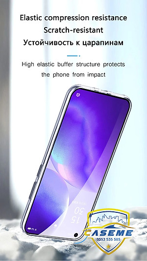 Ốp lưng dành cho OPPO Reno5 silicon TPU dẻo trong suốt dày dặn chống sốc, chống xước cao cấp - Hàng chính hãng 