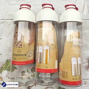 Bộ 3 Hộp đựng thực phẩm Grain Bottle Lock&Lock INL312W 1L - INL313W 1.6L - Hàng chính hãng