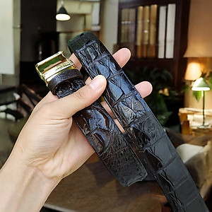 Dây Nịt Da Cá Sấu [DÂY LIỀN NGUYÊN CON] Da Lưng Cá Sấu Có Gù, Gai Và Vây Rất Đẹp