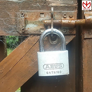 Ổ khóa ABUS 64TI/60 thân TITALIUM rộng 60mm chìa răng cưa - MSOFT