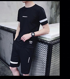 Bộ quần áo thể thao nam nữ in DINK