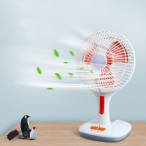 Quạt tích điện ông tây 2 trong 1, có đèn, 2 chế độ gió, kiêm sạc dự phòng gấp gọn - Hàng Chính hãng MINIIN (Giao màu ngẫu nhiên)