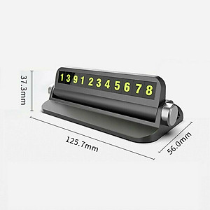 Bảng Số Kiêm Giá Đỡ Điện Thoại Trên Taplo Xe Hơi