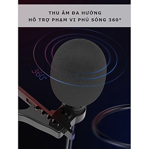 Micro Cài Áo Dùng Cho Wireless Go, Máy Ảnh, Máy Quay Phim Mic Microphone Mic Thu Âm Chân 3.5mm Dành Cho Điện Thoại, Máy Quay, Máy Trợ Giảng - Hàng Nhập Khẩu