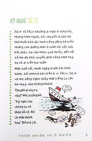 Sách Bữa Tiệc Triết Học - Triết Học Ứng Dụng Cho Mọi Lứa Tuổi - Thiên Nhiên Và Ô Nhiễm