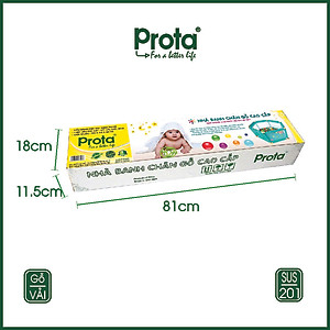 [CHÍNH HÃNG] Nhà banh, kiêm làm cũi kết cấu chân gỗ cao cấp Prota + tặng Đồng hồ ghép hình cao cấp