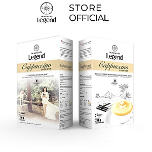 Cà Phê Sữa Hòa Tan Cappuccino Coconut Trung Nguyên Legend – Hộp 12 Gói – Cà Phê Dừa Thơm Béo, Đậm Hương Vị Nhiệt Đới