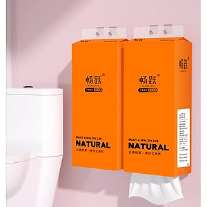 Giấy Rút Treo Tường- Giấy Ăn - Giấy Vệ Sinh Túi Giấy Treo Tường 4 Lớp Bột Gỗ Nguyên Sinh, Phù Hợp Cho Cả Mẹ Và Bé, Thấm Hút Nhanh, Không Chất Hoá Học