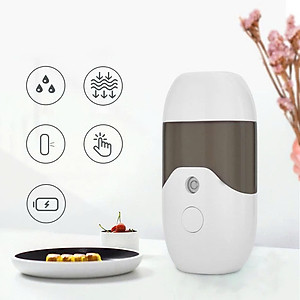 Máy Xông Làm Đẹp Da Mặt Máy xông hơi mặt Máy Xông Tinh Dầu Mặt Mũi Họng Mini Hàng Chính Hãng - Xông Hơi Thảo Dược Tại Nhà - An Toàn Hiệu Quả  (BẬT: BẤM NÚT 2 LẦN)