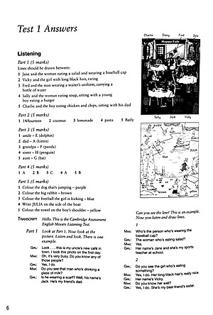 A1 Movers 3 Answer Booklet: Authentic Examination Papers