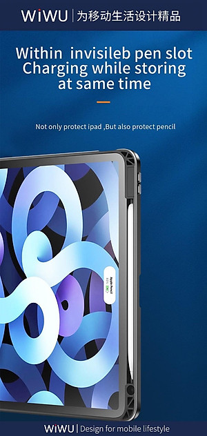 Bao Da 2 In 1 Magnetic Ipad Folio Case Dành Cho Ipad Chất Liệu Da PU Tổng Hợp Cao Cấp - Hàng Chính Hãng 