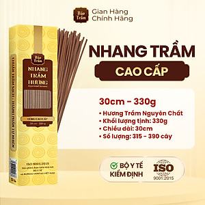 Nhang Trầm Cao Cấp – Hộp Vàng | Bảo Trầm – Nhang Thơm Thanh Tịnh – Sạch – Tự Nhiên