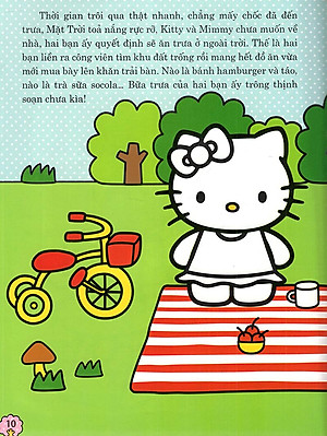 Sách Hello Kitty - Kế Hoạch Nghỉ Hè (Dán Hình)