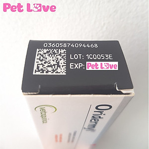 ORIDERMYL CHỮA VIÊM TAI CHÓ MÈO (VETOQUINOL, PHÁP)