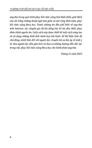 Phương Pháp Đieu Trị Bệnh Ung Thư Và Phục Hồi Sức Khoẻ 