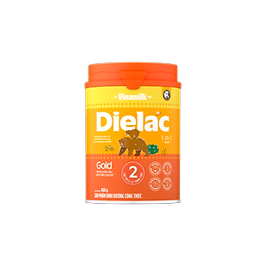 Sữa Bột Vinamilk Dielac Alpha Gold IQ Step 2 Hộp Thiếc (400g)