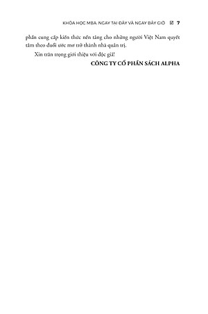 MBA Cơ Bản - Khóa Học Quản Trị Kinh Doanh Cấp Tốc Cho Người Bận Rộn