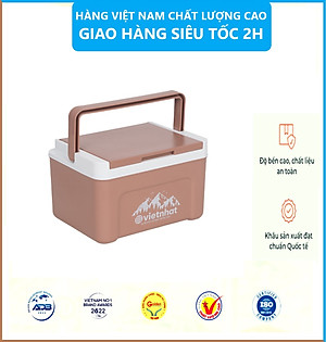 Phích vuông thái 2.3L 3932, Phích mini giữ nhiệt tiện lợi, Phích Đá giữ nhiệt lên đến 8h, Phích Đá Giữ Nhiệt Văn Phòng Việt Nhật cao cấp - Hàng Việt Nam