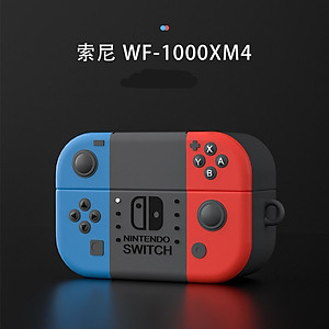 Case Silicon cho Sony WF-1000XM4 Hình Máy Game Switch Kèm Móc Treo_ Hàng Chính Hãng
