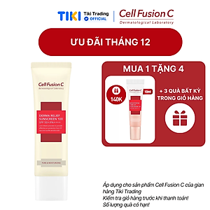 Kem Chống Nắng Cho Da Nhạy Cảm Cell Fusion C Derma Relief Sunscreen SPF50+/PA++++