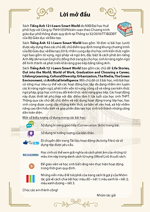 Tiếng Anh 12 i-Learn Smart World - Student's Book (Sách học sinh)