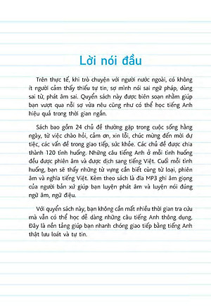 Sách Nói Tiếng Anh Với 24 Chủ Đề Cần Thiết (Kèm file MP3)