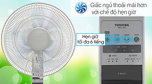 Quạt Treo Tường Toshiba F-WSA20(H)VN (55W) - Xám - Hàng chính hãng