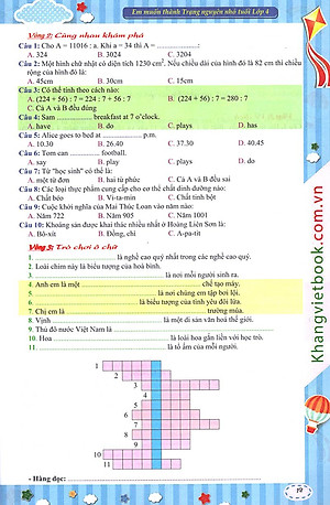 Sách Em Muốn Thành Trạng Nguyên Nhỏ Tuổi (Lớp 4)