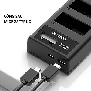 Bộ Pin LP-E8 1800mAh + Sạc Beston Dùng Cho Máy Ảnh Canon EOS 550D 600D 650D 700D Kiss X4 X5 X6i - Hàng nhập khẩu