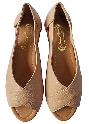 Giày Búp Bê Nữ Da Bò BIGGBEN Cao Cấp BB77