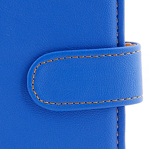 Bóp Sổ 6 Còng Da  Nhỏ  2 Màu (160 Trang) Uyên Loan - Màu Ngẫu Nhiên