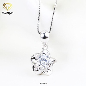 Dây chuyền bạc Ý 925 Huệ Ngân - Hoa đại PP1618