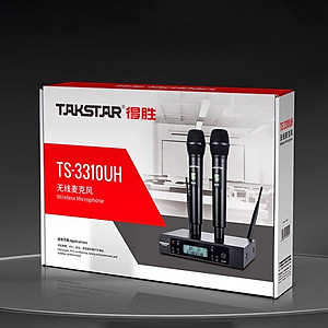 Takstar TS-3310UH - Micro Không Dây UHF Cho Phòng Học, Văn Phòng, Sân Khấu, Karaoke Gia Đình, Phạm Vi 100m - Hàng Chính Hãng