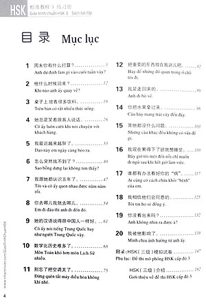 Giáo Trình Chuẩn HSK 3 - Sách Bài Tập