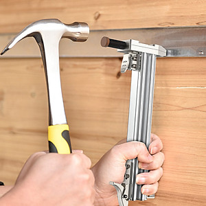 Dụng cụ hỗ trợ đóng đinh bê tông liên hoàn kèm 400 đinh ST18 (Có nút ấn tự nhả đầu búa-Loại tốt)