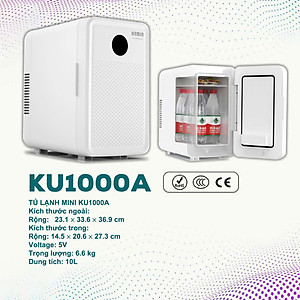 Tủ lạnh mini Kemin Chính hãng 10L