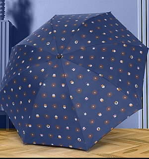 Dù Đi Mưa Gấp Gọn Hình Gấu 2 Lớp Chống Thấm Tốt - Hàng chính hãng