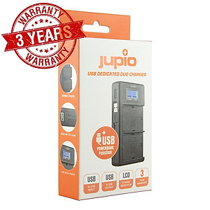 Sạc đôi pin máy ảnh hàng chính hãng Jupio LP-E6 / LP-E6N / LP-E6NH