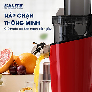 Máy Ép Trái Cây, Máy Ép Chậm Mini KALITE KSJ4414 Tiêu Chuẩn Châu Âu Dung Tích 400 ML Công Suất 200 W - Hàng Chính Hãng