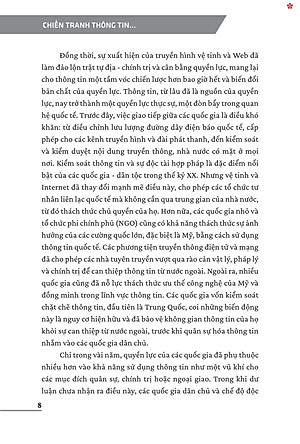 Chiến tranh thông tin các quốc gia trong cuộc đua chinh phục tâm trí con người - bản in 2025